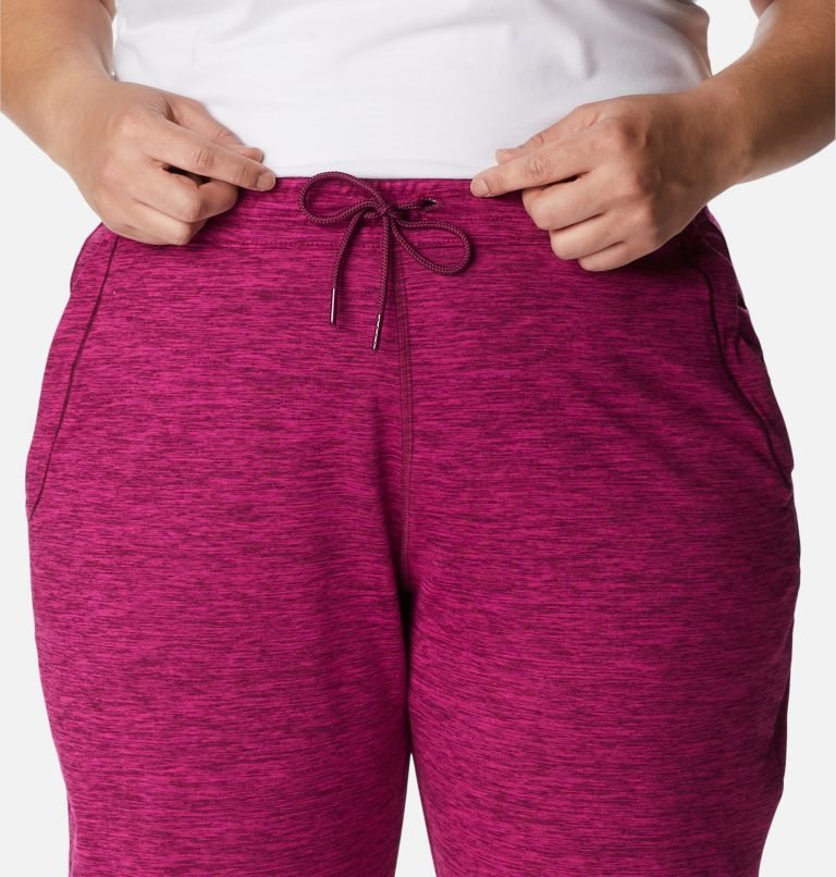 Women's Columbia Weekend Adventure Jogger Fuchsia | Plus Size CA-JC863